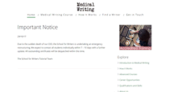 Desktop Screenshot of medicalwriter.org.uk